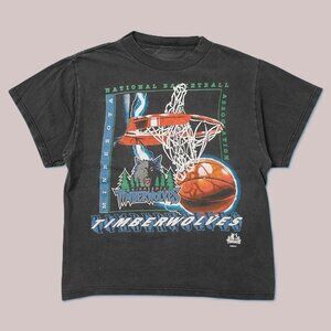 Minnesota Timberwolves Champions basic black Graphic T-shirt vtg Unisex Tee